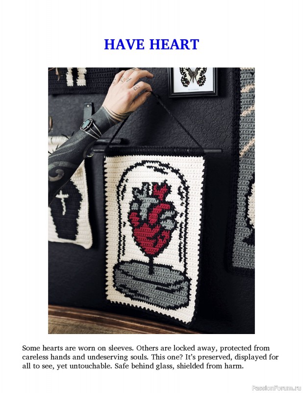 Вязаные проекты в книге «Spooky Tapestry Crochet». Продолжение