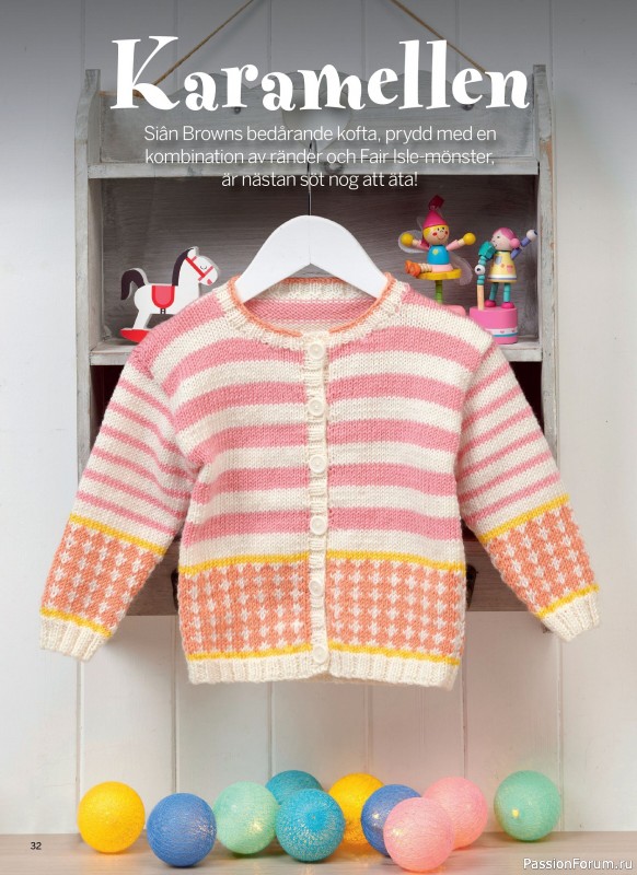 Вязаные проекты в журнале &laquo;Inspirerande handarbete - April 2026&raquo;