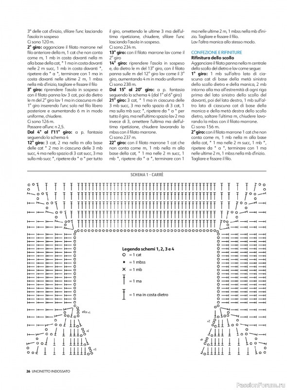 Вязаные проекты в журнале &laquo;Uncinetto Indossato №16 2026&raquo;
