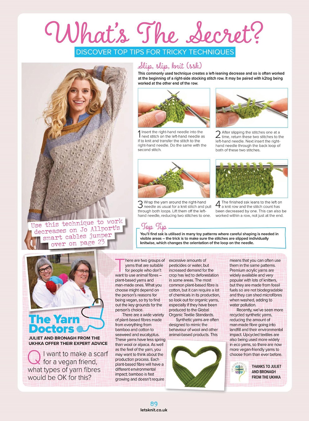 Для любителей вязания спицами. Let&#039;s Knit №177 2021