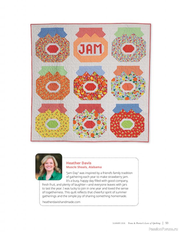 Коллекция проектов для рукодельниц в журнале «Love of Quilting - Summer 2026»
