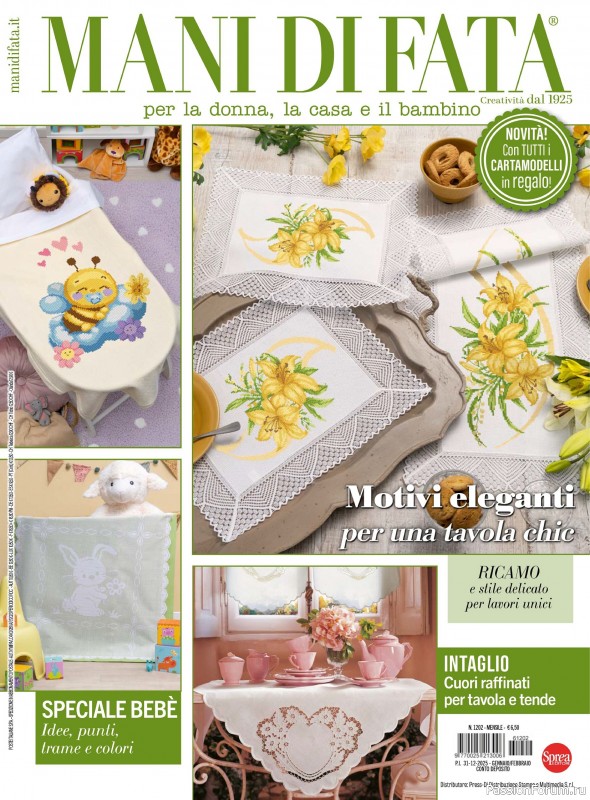 Коллекция проектов для рукодельниц в журнале &laquo;Mani di Fata - Gennaio-Febbraio 2026&raquo;