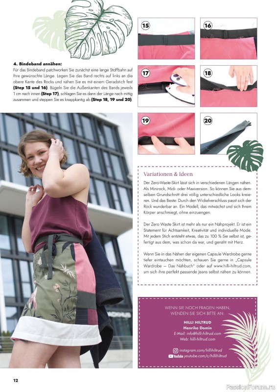 Коллекция проектов для рукодельниц в журнале «Patchwork & Nähen №2 2026»