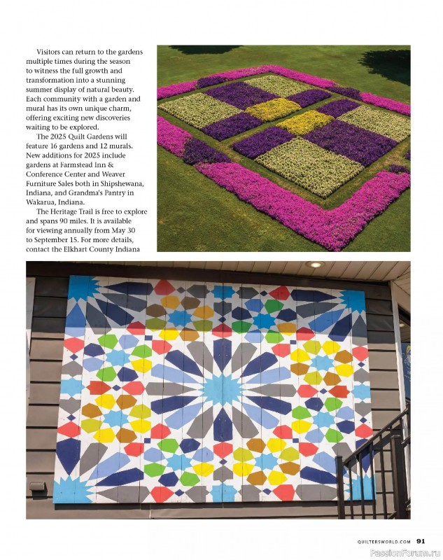 Коллекция проектов для рукодельниц в журнале «Quilter’s World - Summer 2025»