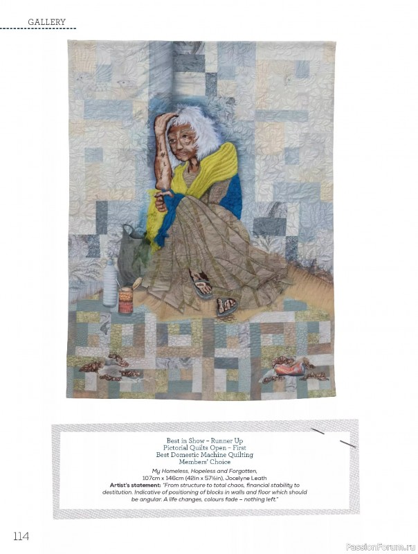 Коллекция проектов для рукодельниц в журнале «Quilters Companion №136 2025»