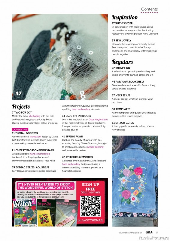 Коллекция проектов для рукодельниц в журнале «Stitch Magazine №160 2026»