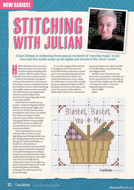 Коллекция вышивки крестиком в журнале «CrossStitcher №381 2022»