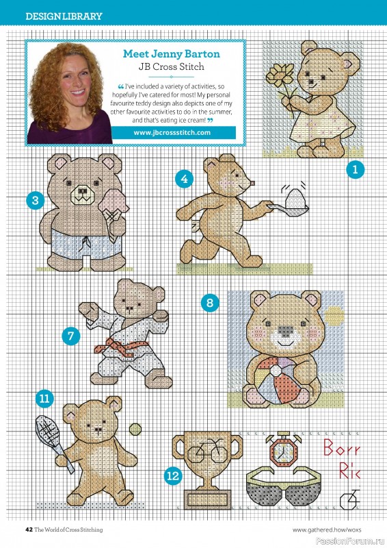 Коллекция вышивки в журнале «The World of Cross Stitching №373 2026»