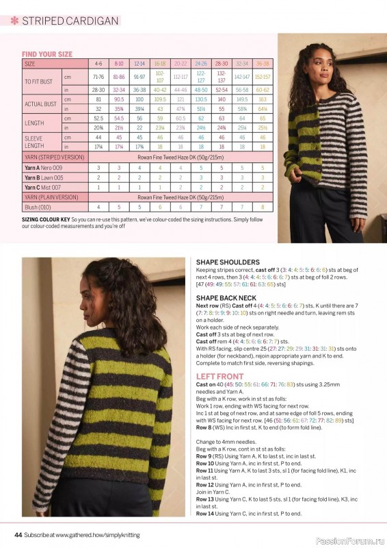 Вязаные проекты крючком в журнале «Simply Knitting №248 2024»
