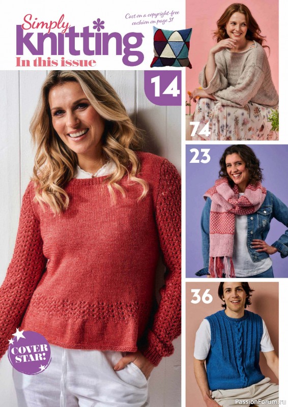 Вязаные проекты крючком в журнале «Simply Knitting №264 2025»