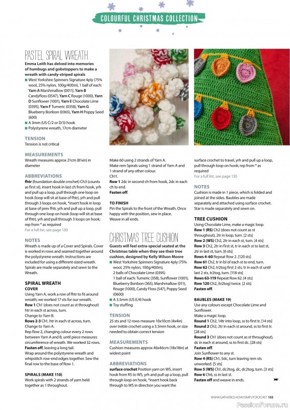 Вязаные проекты крючком в журнале «Your Crochet Christmas - 2025»
