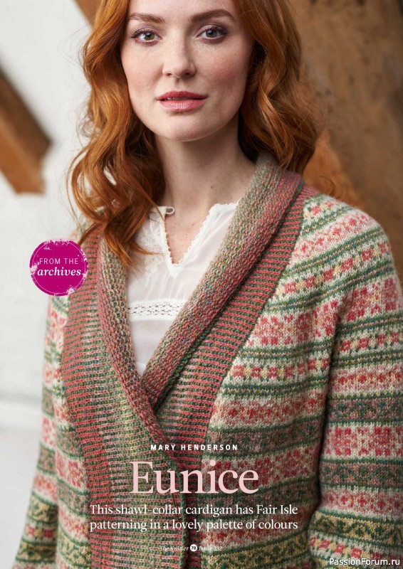 Вязаные проекты спицами в журнале «The Knitter №232 2026»
