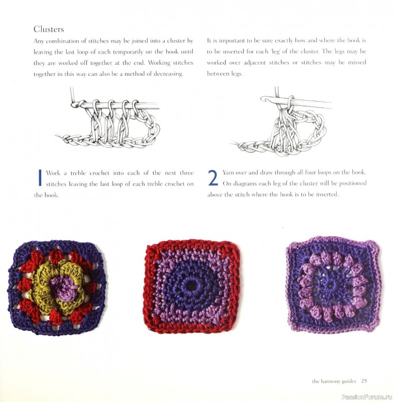 Вязаные проекты в книге &laquo;Crochet Stitch Motifs&raquo;.