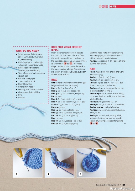 Вязаные проекты в журнале « Fun Crochet Magazine №18 2024»