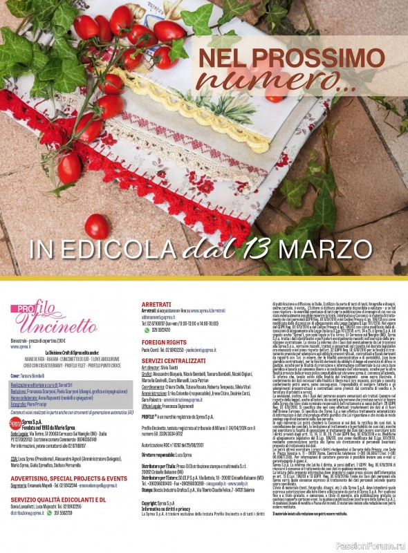 Вязаные проекты в журнале &laquo;Profilo Uncinetto №11 2026&raquo;