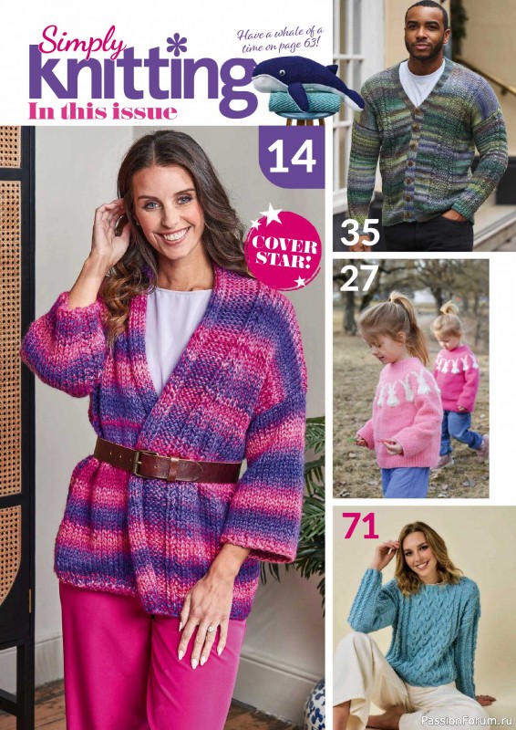 Вязаные проекты в журнале &laquo;Simply Knitting №276 2026&raquo;