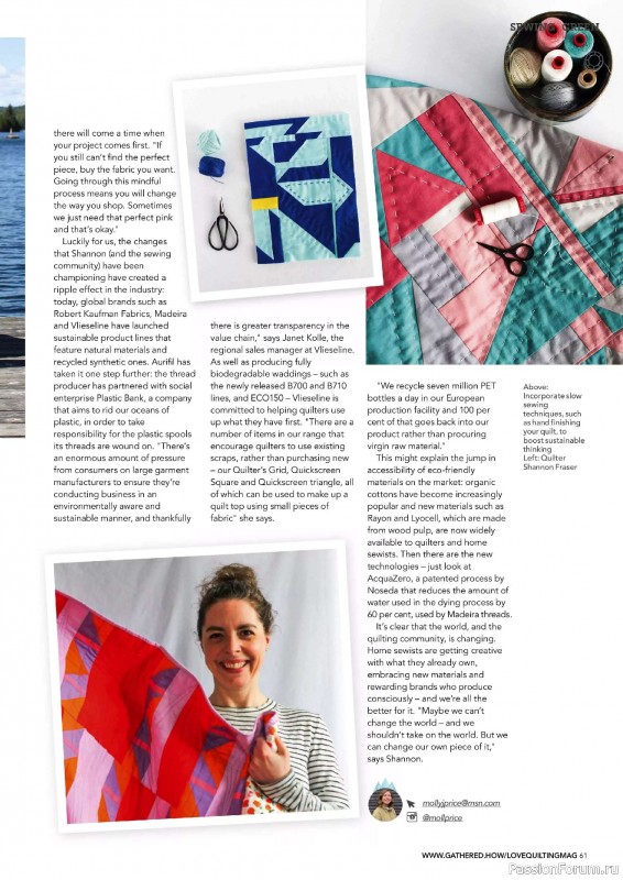 Коллекция проектов для рукодельниц в журнале «Love Patchwork & Quilting №149 2025»