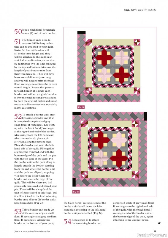 Коллекция проектов для рукодельниц в журнале «Todays Quilter №135 2025»