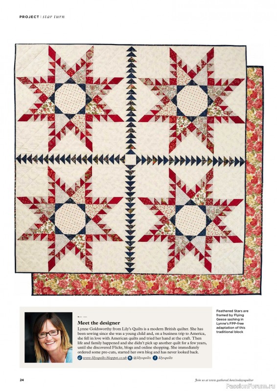 Коллекция проектов для рукодельниц в журнале &laquo;Todays Quilter №138 2026&raquo;