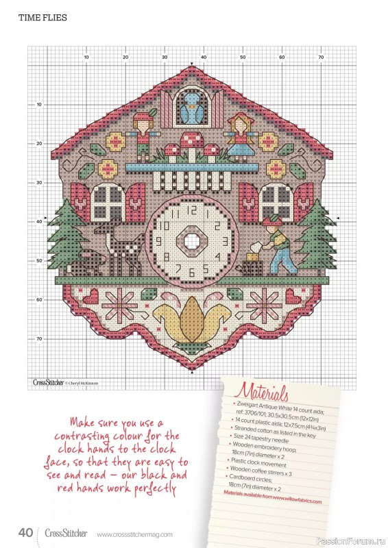 Коллекция вышивки в журнале «CrossStitcher №405 2024»