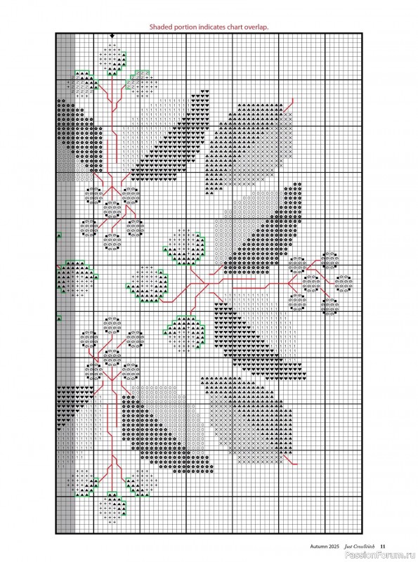 Коллекция вышивки в журнале «Just CrossStitch - Autumn 2025»