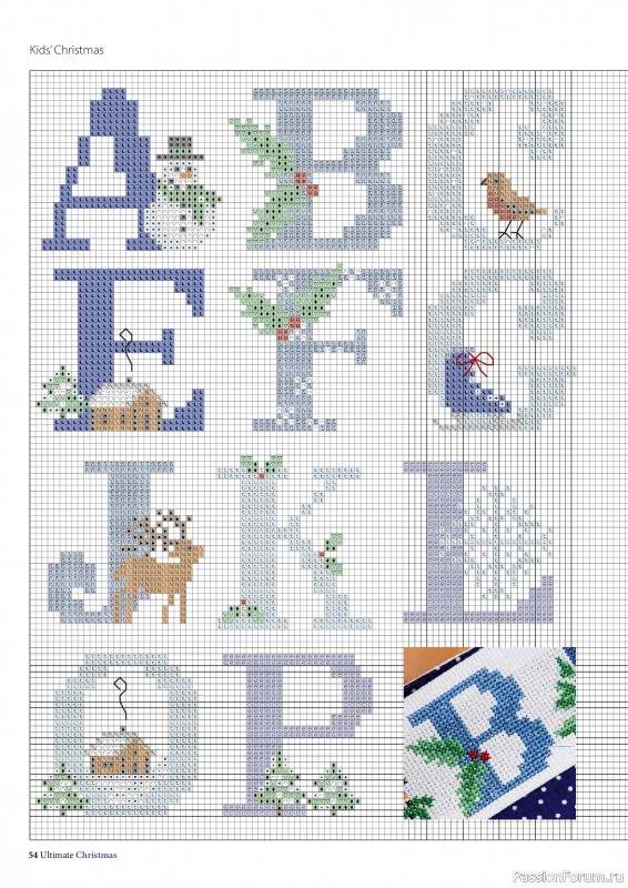 Коллекция вышивки в журнале «Ultimate CrossStitch – Christmas 2026»