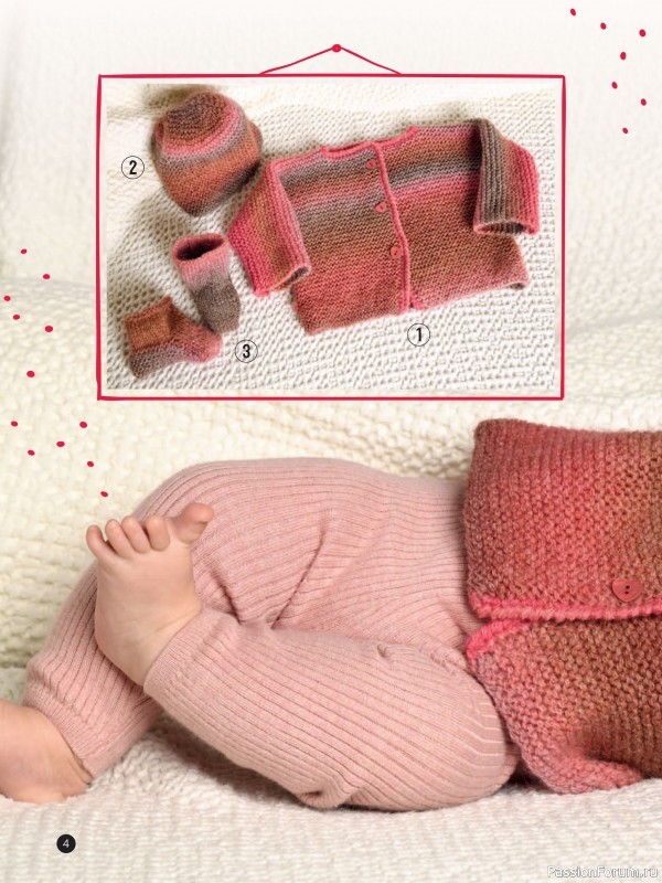 Вязаные модели для детей в журнале «Baby Maschenmode №67 2025»
