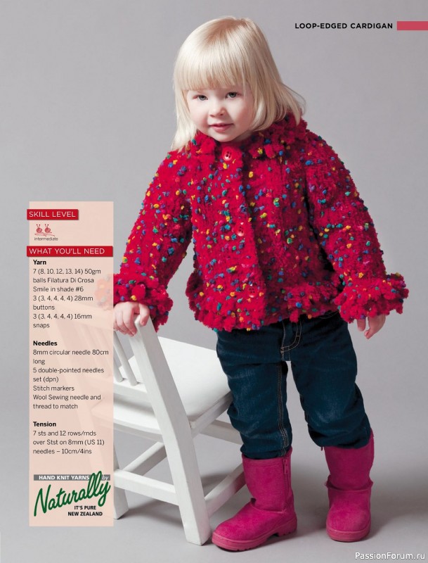 Вязаные модели для детей в журнале «Knitting Baby & Beyond - April 2024»