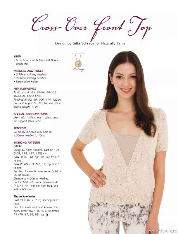 Вязаные модели спицами в журнале &laquo;Australian Knitting Vol.18 №1 2026&raquo;