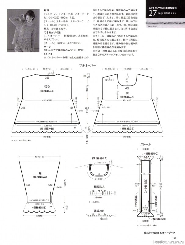 Вязаные модели в журнале &laquo;Keito Dama №205 - Spring 2025&raquo;. Продолжение
