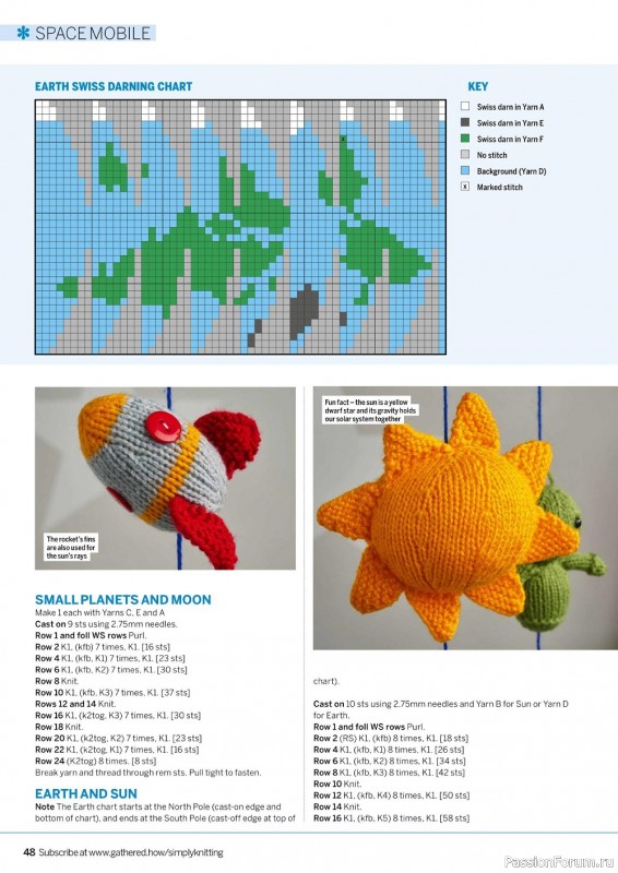 Вязаные модели в журнале «Simply Knitting №228 2022»