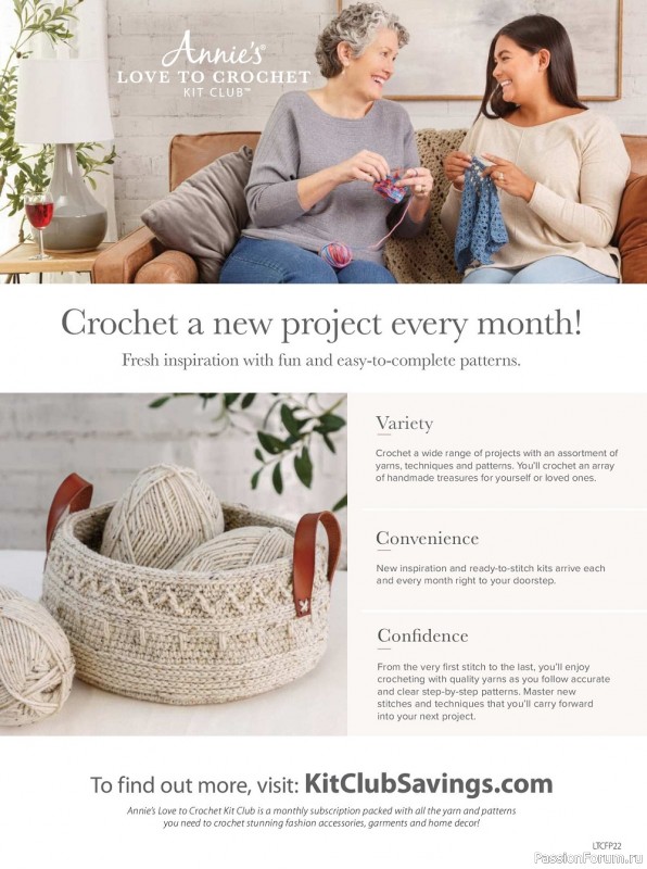 Вязаные проекты крючком в журнале «Crochet! - Spring 2023»