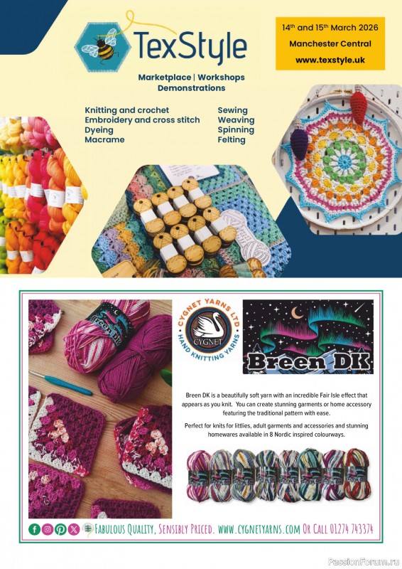 Вязаные проекты крючком в журнале «Simply Crochet №168 2025»