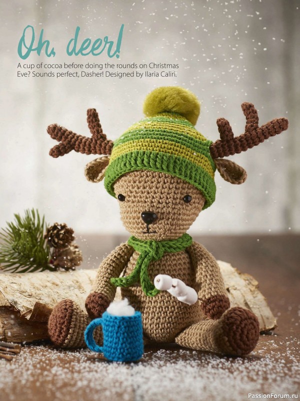 Вязаные проекты крючком в журнале «Your Crochet Christmas - 2025»