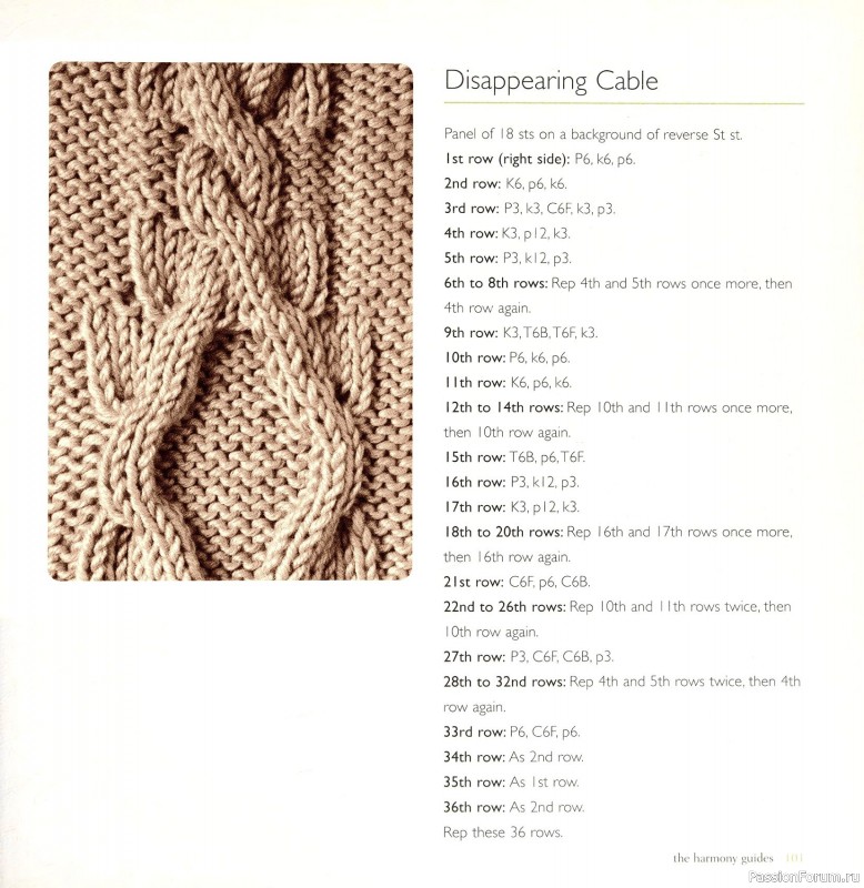 Вязаные проекты в книге &laquo;Cables & Aran Stitches-250 to Knit&raquo;