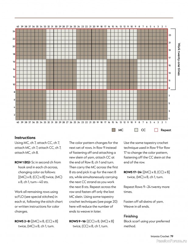 Вязаные проекты в книге «Modern Guide to Colorwork Crochet».