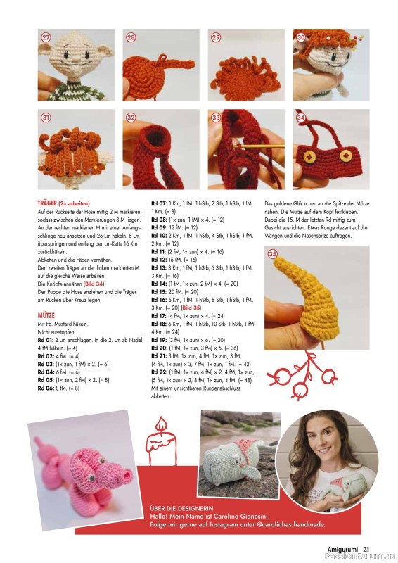 Вязаные проекты в журнале «Amigurumi Magazin №29 2026»