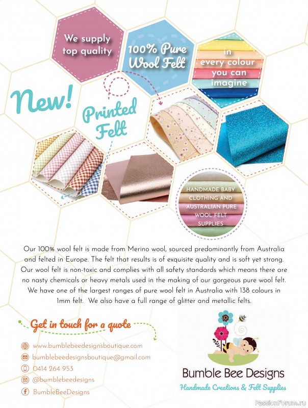 Коллекция проектов для рукодельниц в журнале &laquo;Australian Homespun №230 2026&raquo;