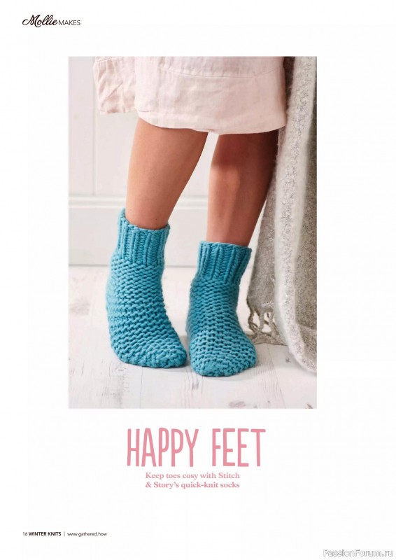 Коллекция проектов для рукодельниц в журнале «Mollie Makes Christmas Crafting – Winter Knits 2025»