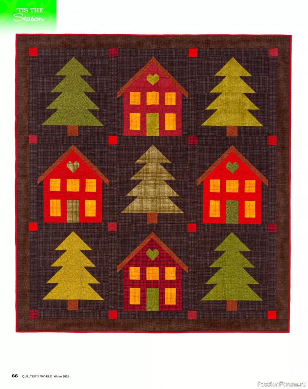Коллекция проектов для рукодельниц в журнале «Quilter's World - Winter 2025»