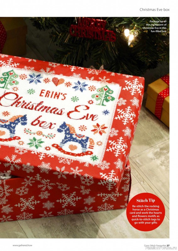 Коллекция вышивки в журнале «Cross Stitch Favourites - Christmas 2025»