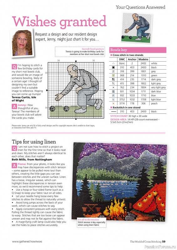 Коллекция вышивки в журнале &laquo;The World of Cross Stitching №371 2026&raquo;