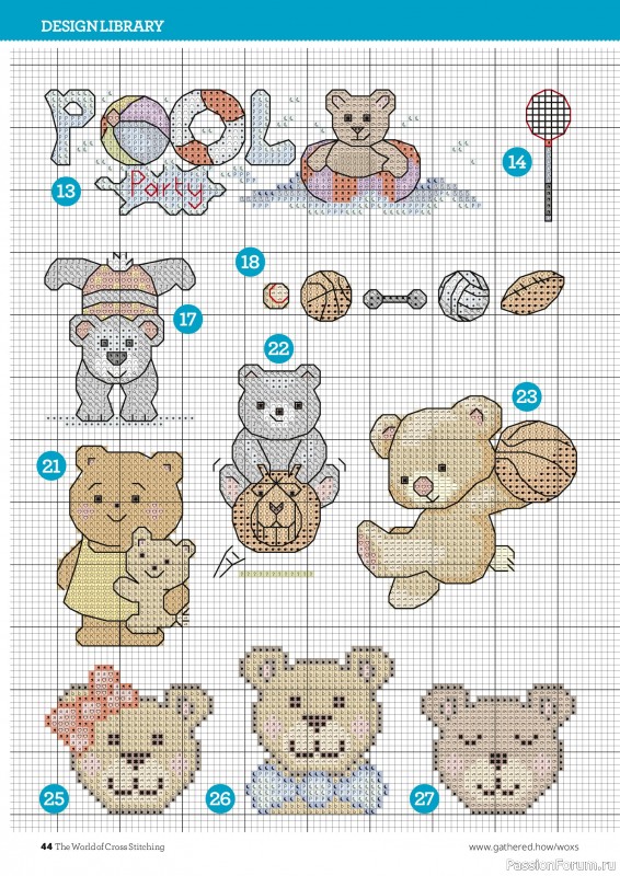 Коллекция вышивки в журнале «The World of Cross Stitching №373 2026»