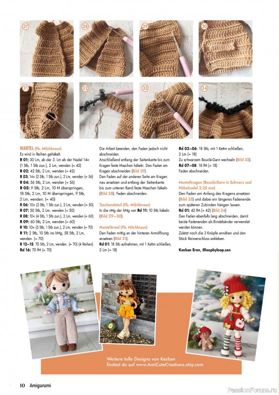 Вязаные проекты крючком в журнале «Amigurumi Magazin №28 2026»