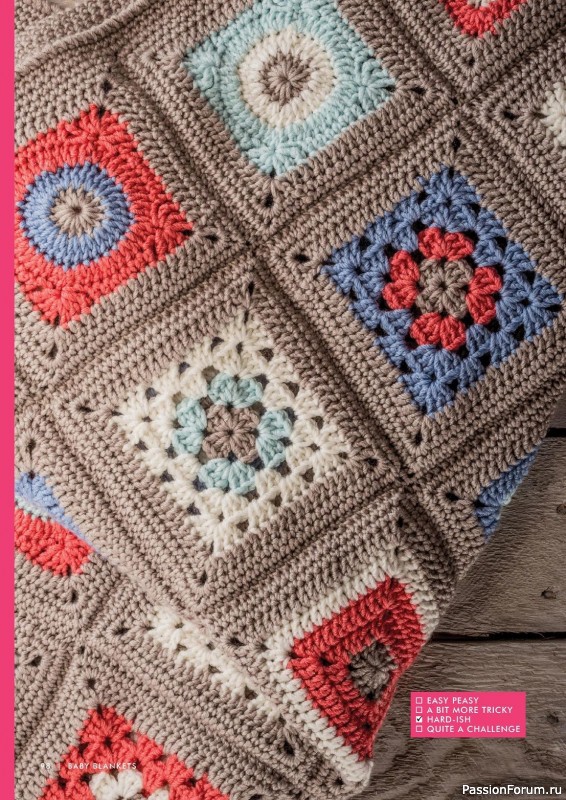 Вязаные проекты крючком в журнале «Create Your Own Crochet Blankets - 2023»