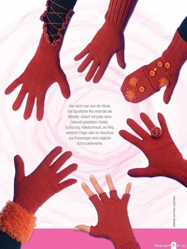 Вязаные проекты спицами в журнале «Hundert Seiten voller Ideen №4 2025»