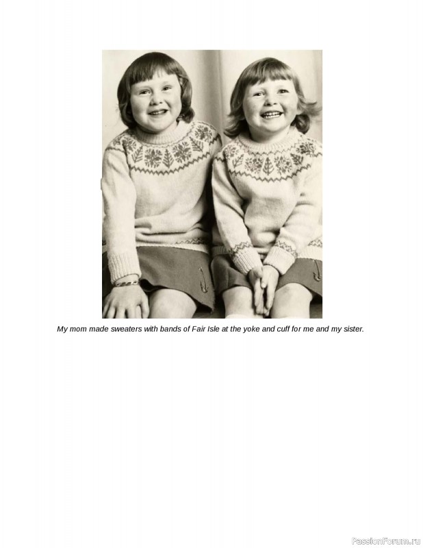 Вязаные проекты в книге «Fair Isle Knitting Tradition».