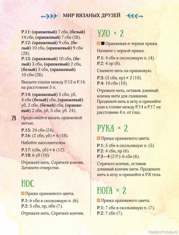 Вязаные проекты в книге «Мир вязаных друзей». Продолжение