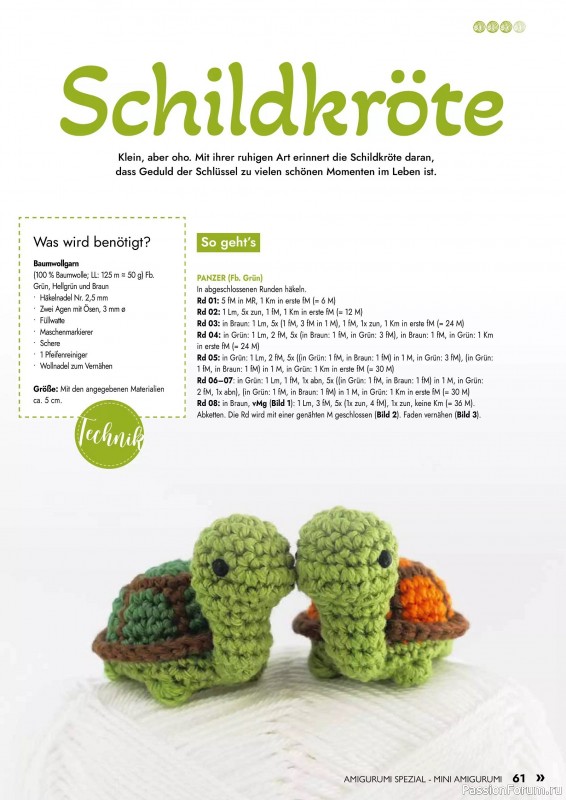 Вязаные проекты в журнале «Amigurumi Spezial - Mini №2 2025»