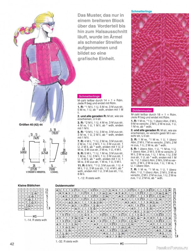 Вязаные проекты в журнале «Meine Strickmode MS114 2023»